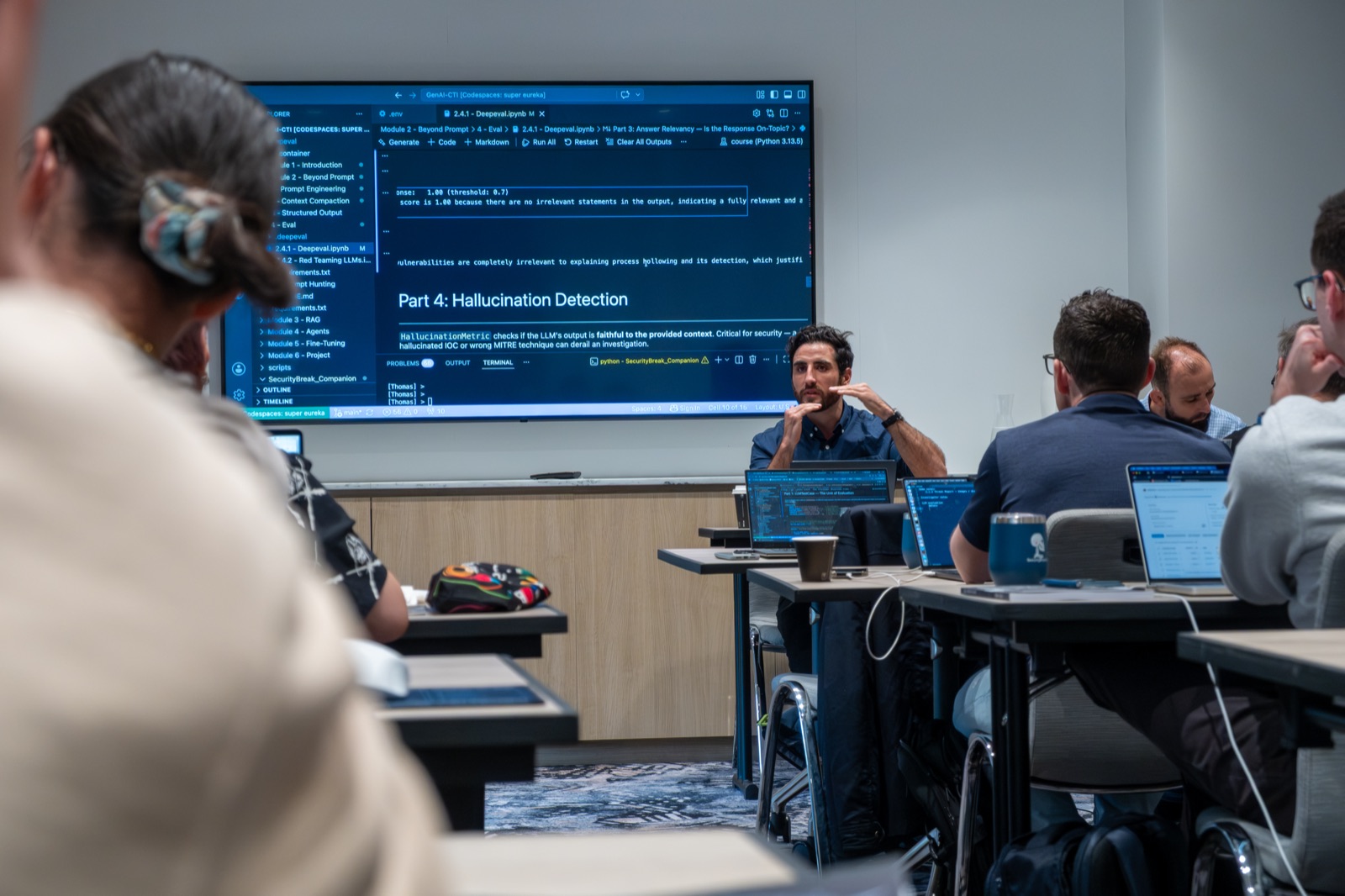 Black Hat training session
